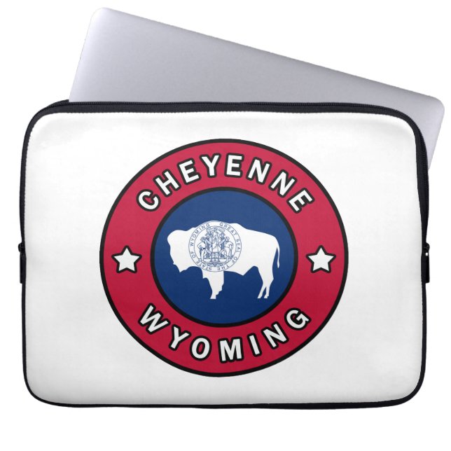 Cheyenne Wyoming Laptopschutzhülle (Vorderseite)