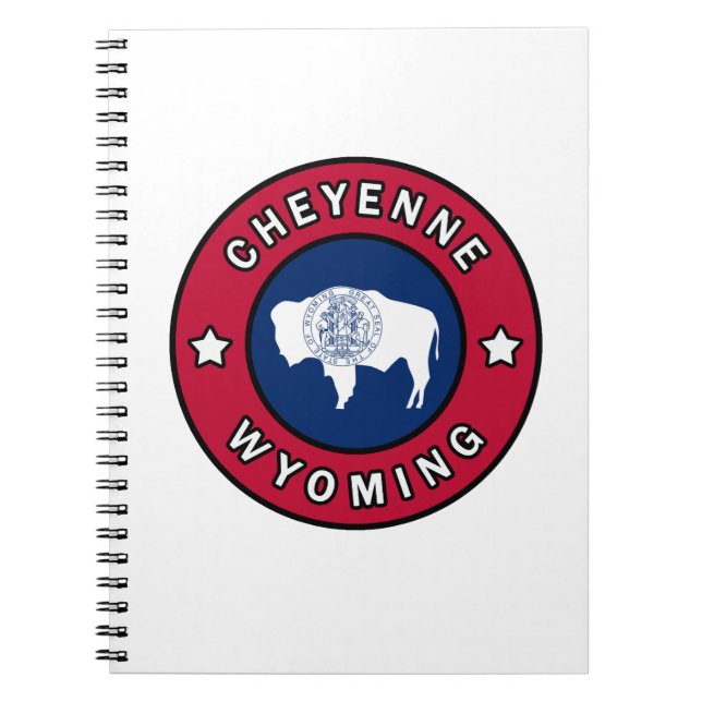 Cheyenne Wyoming Notizblock (Vorderseite)