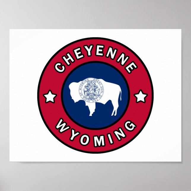 Cheyenne Wyoming Poster (Vorne)