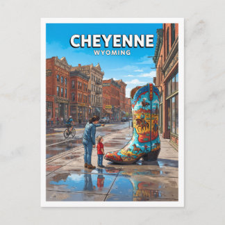 Cheyenne Wyoming Postkarte