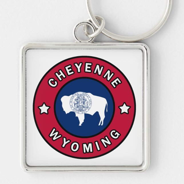 Cheyenne Wyoming Schlüsselanhänger (Vorne)