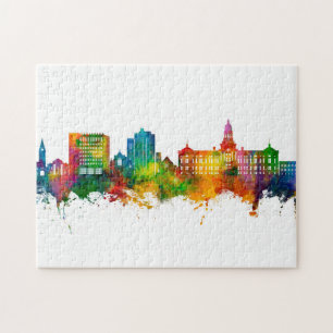 Cheyenne Wyoming Skyline Puzzle