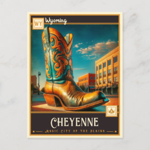 Cheyenne, Wyoming   VINTAG Postkarte