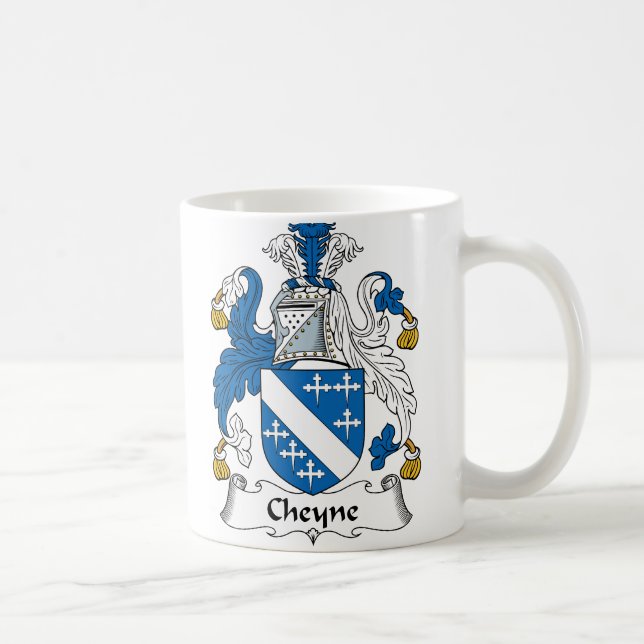 Cheyne Familienwappen Kaffeetasse (Rechts)