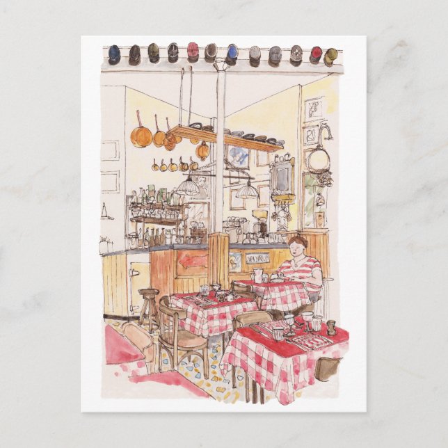 Chez Antoine, Cartes postales Postkarte (Vorderseite)