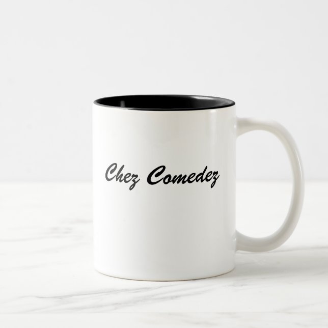 Chez Comedez Zweifarbige Tasse (Rechts)