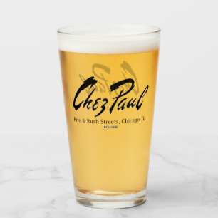 Chez Paul French Restaurant, Chicago Glas