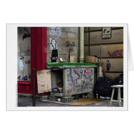 CHEZ RAYMOND Card - Digitaler Realismus Kunst