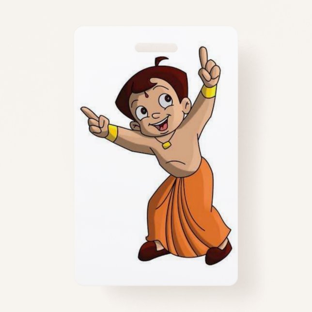 "Chhota Bheem Adventure Clipboard: Wo sich Spaß tr Ausweis (Vorderseite)