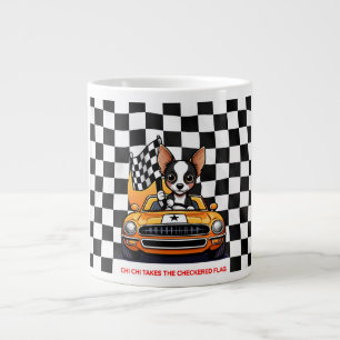 Chi Chi erobert die Checkered Flagge Jumbo-Tasse