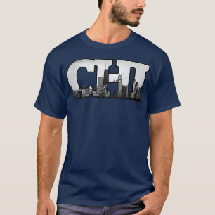 CHI Chicago City Skyline von Downtown Chicago Illi T-Shirt