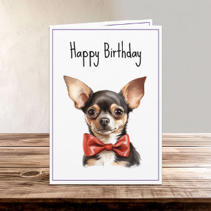 Chi Chihuahua Welppy Dog Birthday Karte