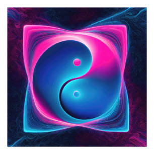 Chi Fusion: Vibrant Yin Yang Energies Fotodruck