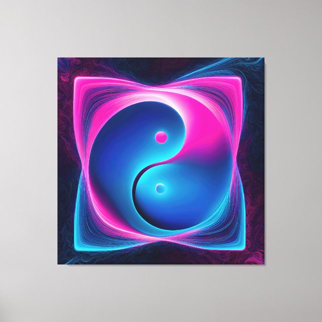 Chi Fusion: Vibrant Yin Yang Energies Leinwanddruck (Vorderseite)