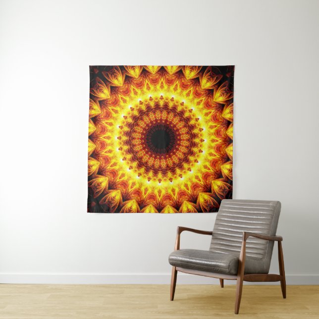 Chi-Mandala Wandteppich (Beispiel)