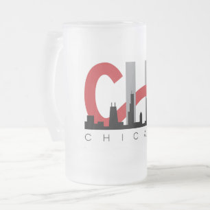 CHI Milchglas-Bierkrug Mattglas Bierglas