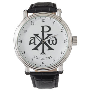 Chi Rho Christogram Armbanduhr