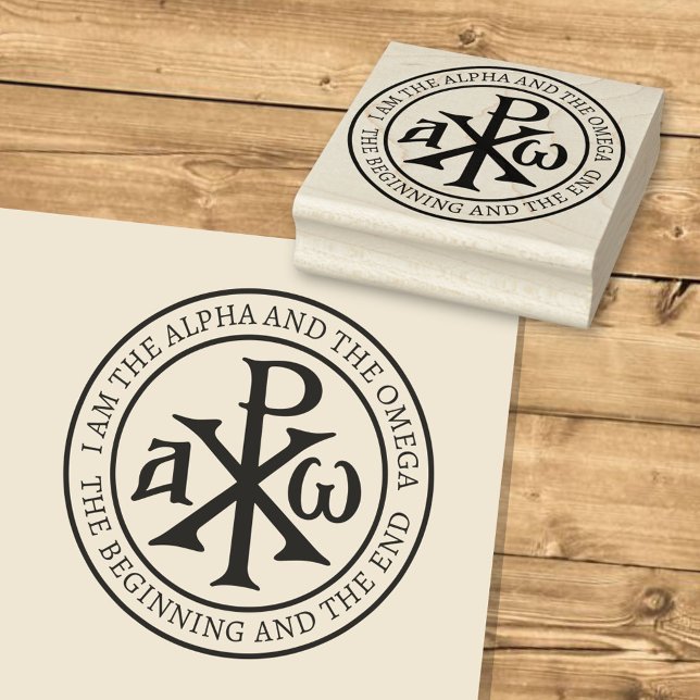 Chi Rho Christogram Gummistempel (Von Creator hochgeladen)