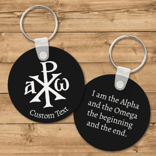 Chi Rho Christogram Schlüsselanhänger