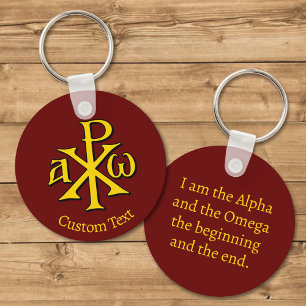 Chi Rho Christogram Schlüsselanhänger