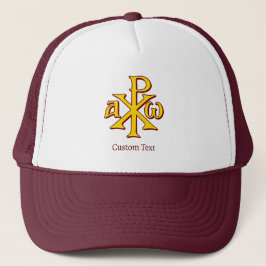 Chi Rho Christogram Truckerkappe