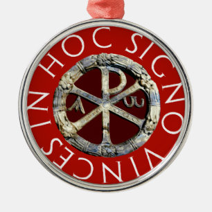 Chi-Rho Ornament Aus Metall