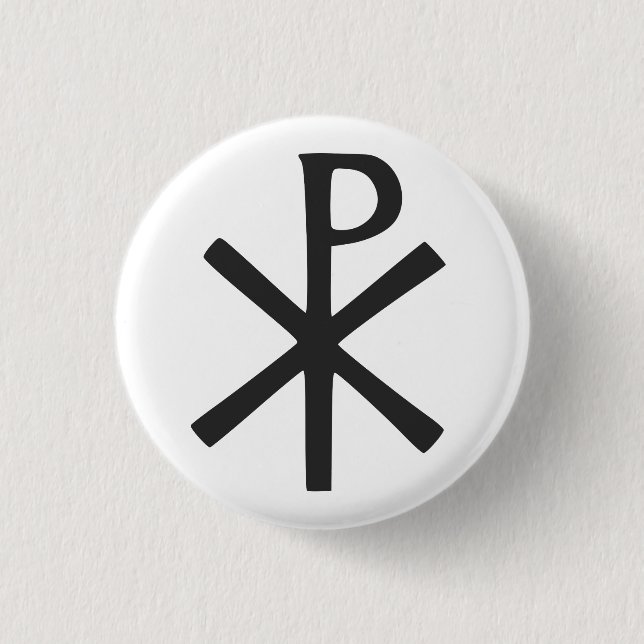 Chi Rho Symbol Button (Vorderseite)