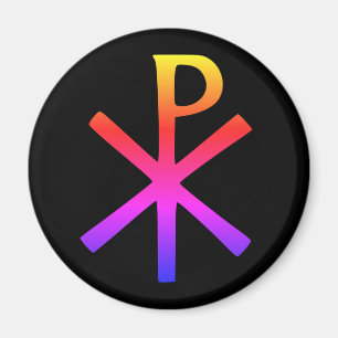 Chi Rho Symbol Magnet