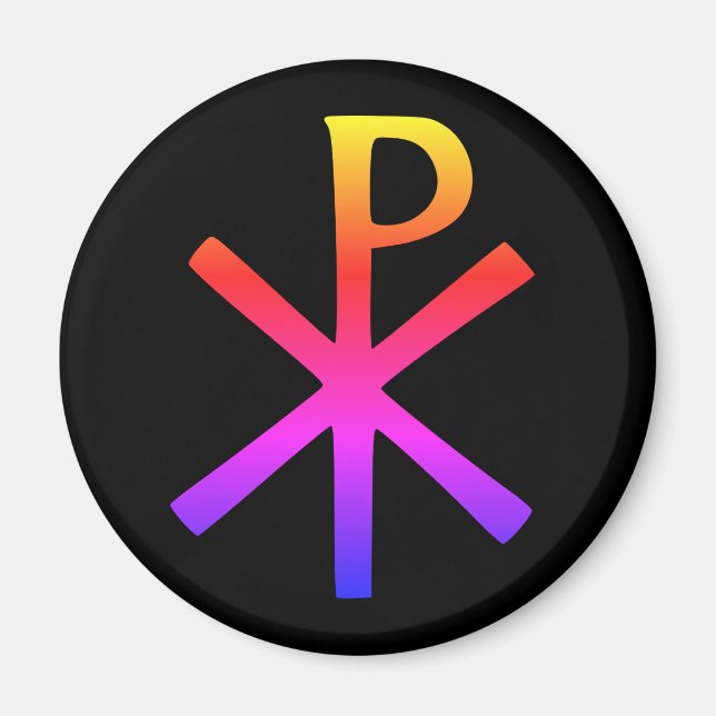 Chi Rho Symbol Magnet (Vorne)