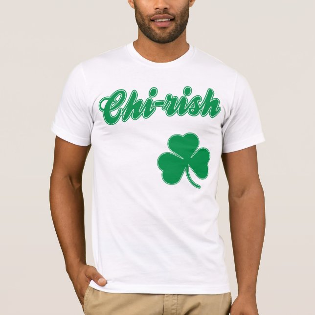 Chi-rish St Patrick's Day T-Shirt (Vorderseite)