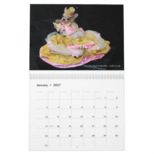 Chi-Yum Yum Kalender 2015 (Jan 2027)