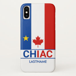 Chiac Acadian Canadian Flag Personalize Case-Mate iPhone Hülle