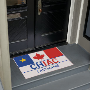 Chiac Acadian Kanadier Flaggenname Fußmatte