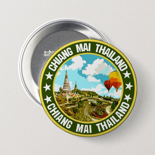 Chiang Mai Button (Vorne & Hinten)