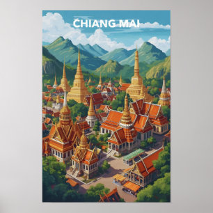 Chiang Mai Druck Poster