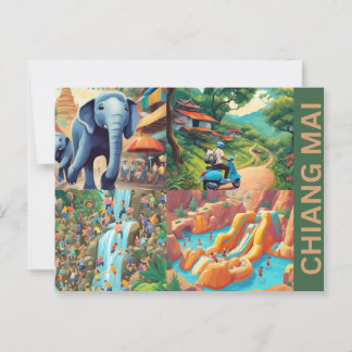 Chiang Mai Postcard Postkarte