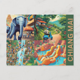 Chiang Mai Postcard Postkarte