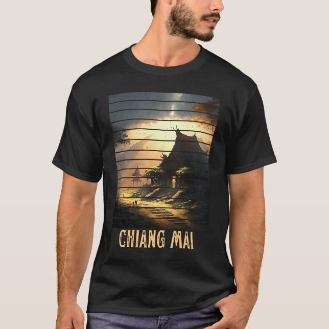 Chiang Mai Thailand, Backpacking and Digital Nomad T-Shirt (Vorderseite)