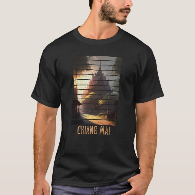 Chiang Mai Thailand Backpacking and Digital Nomad  T-Shirt (Vorderseite)