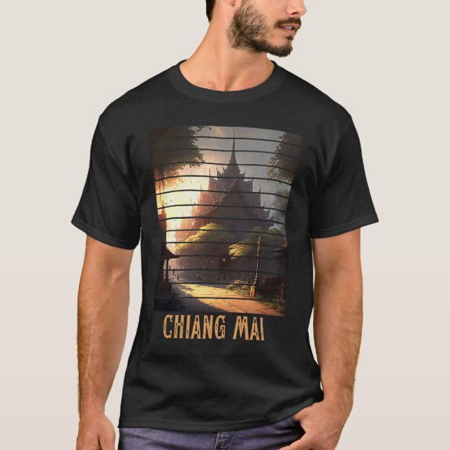 Chiang Mai Thailand, Backpacking and Digital Nomad T-Shirt (Vorderseite)