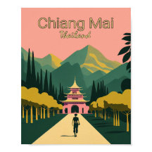 Chiang Mai Thailand Minimalistisch Travel Poste