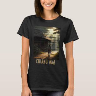 Chiang Mai Thailand, Rucksacktourismus und Digital T-Shirt