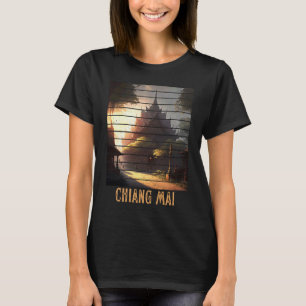 Chiang Mai Thailand, Rucksacktourismus und Digital T-Shirt