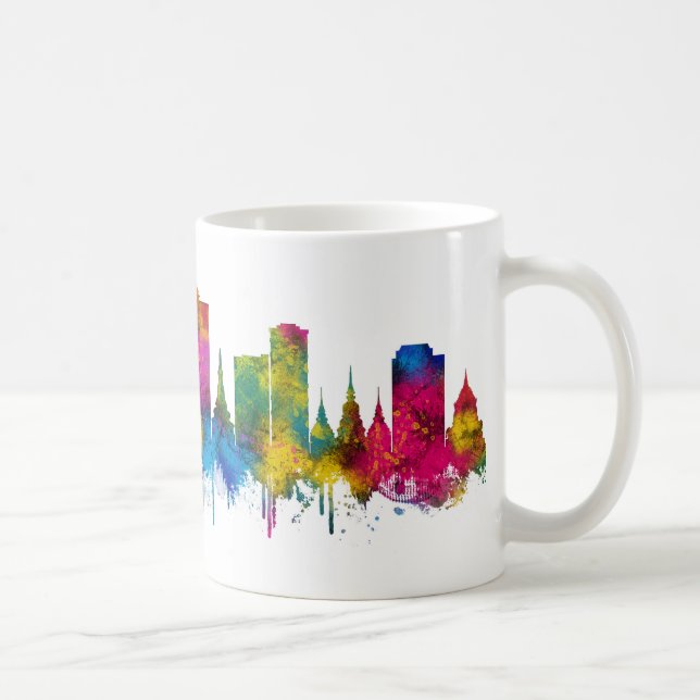 Chiang Mai Thailand Skyline Kaffeetasse (Rechts)