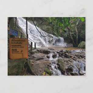 Chiang Mai Thailand Wasserfälle Postkarte