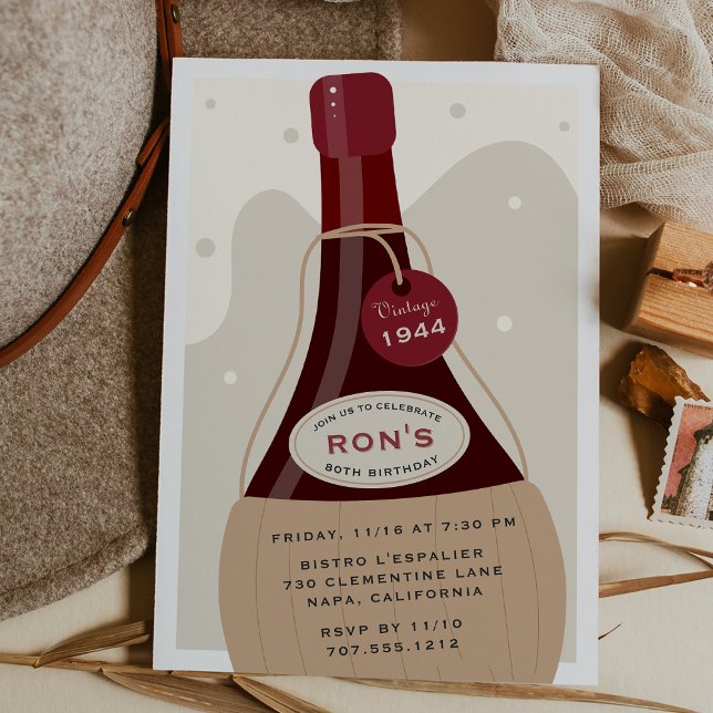 Chianti Classico | Italienischer Wein Meilenstein  Einladung (Von Creator hochgeladen)