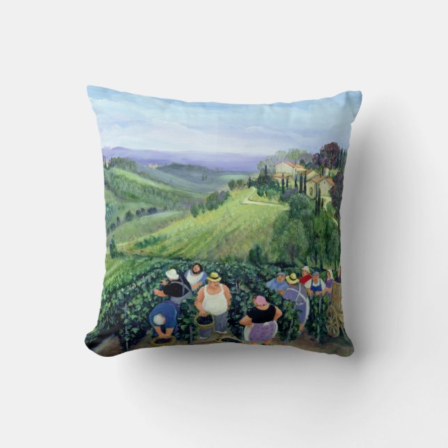 Chianti Landschaft Kissen (Vorderseite)