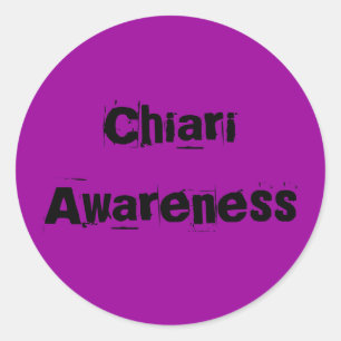 Chiari Awareness Runder Aufkleber