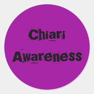 Chiari Awareness Runder Aufkleber