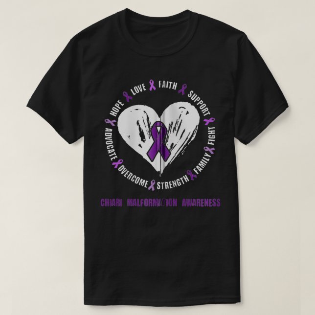Chiari Malformation Awareness Arnold Chiari Malfor T-Shirt (Design vorne)